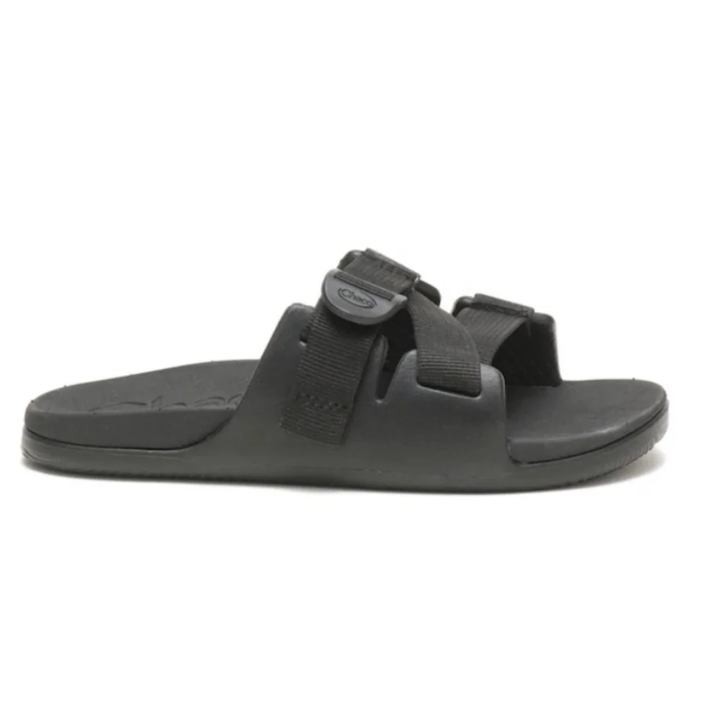 NIB Chaco Chillos Slide Sandal In Black Kids Size 3